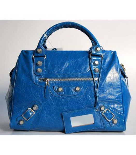 Balenciaga Giant Midday_Blue pelle